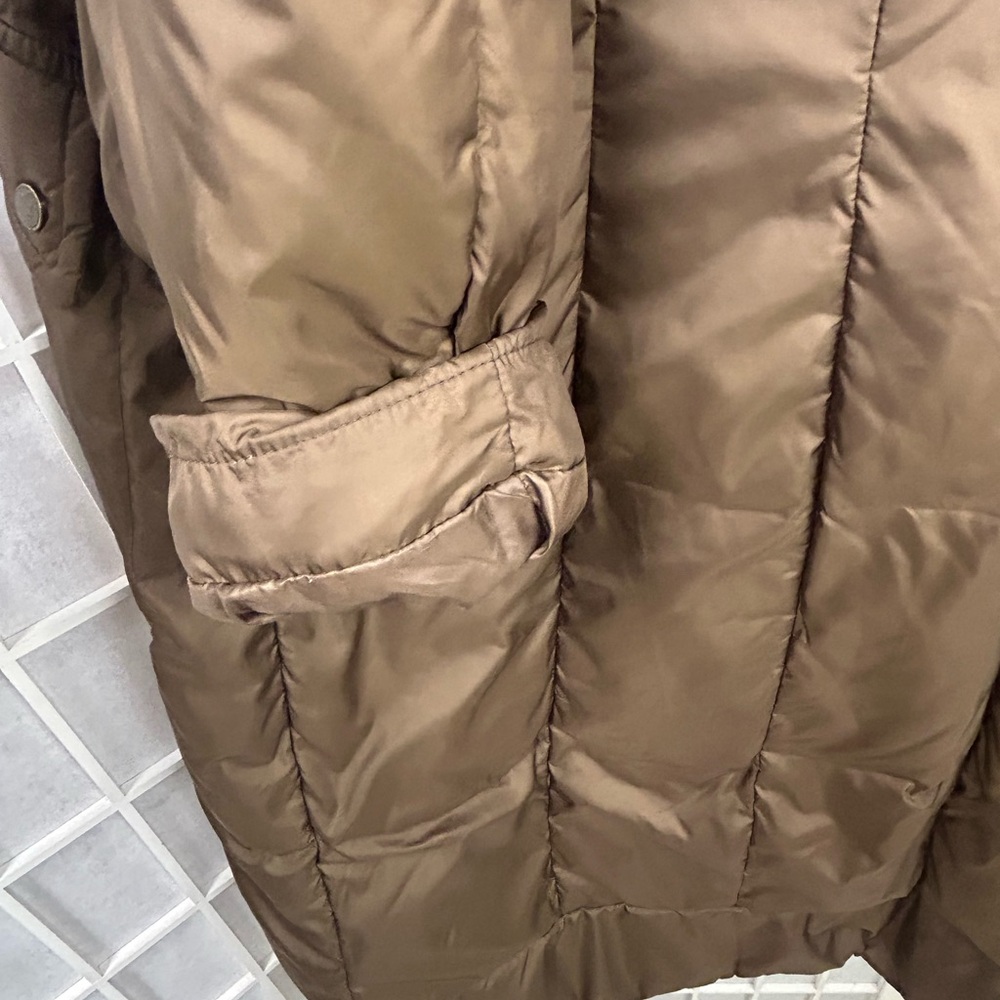 Cole Haan Brown Puffer Coat - Picture 6 of 6